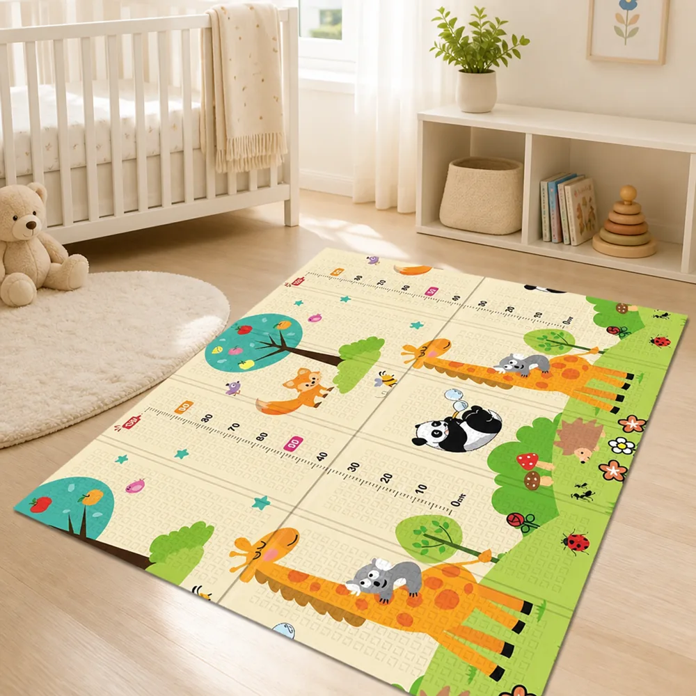 Animal Growth Chart Play Mat